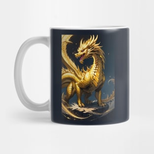 Cool golden dragon Mug